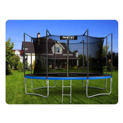 Tuintrampoline – Kindertrampoline – Springmat – Veiligheidsnet – Ladder – Ø 374 cm – Maximale Belastbaarheid 150 kg