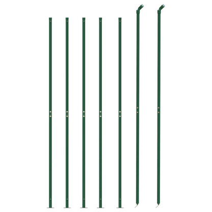 Kettinkomafrastering – Tuinafsluiting – Erfafscheiding – Beveiligingshek – Metaalomheining – Groen – 1,6x10 Meter – Weerbestendig Staal