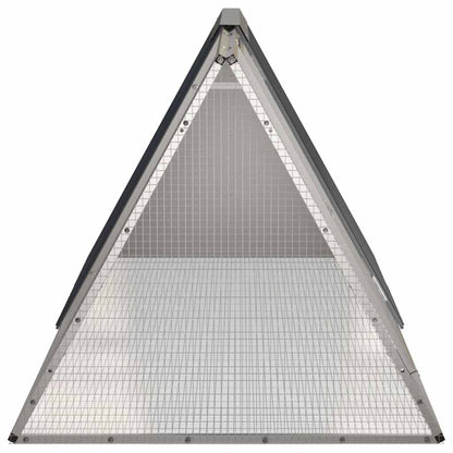Konijnenkooi – Konijnenhok – Knaagdierkooi – Caviakooi – Hazenkooi – Anthracite – Gegalvaniseerd Staal – Extra Ruim 201,5 x 80,5 x 71 cm – Modulaire Uitbreidbaar Met Slot
