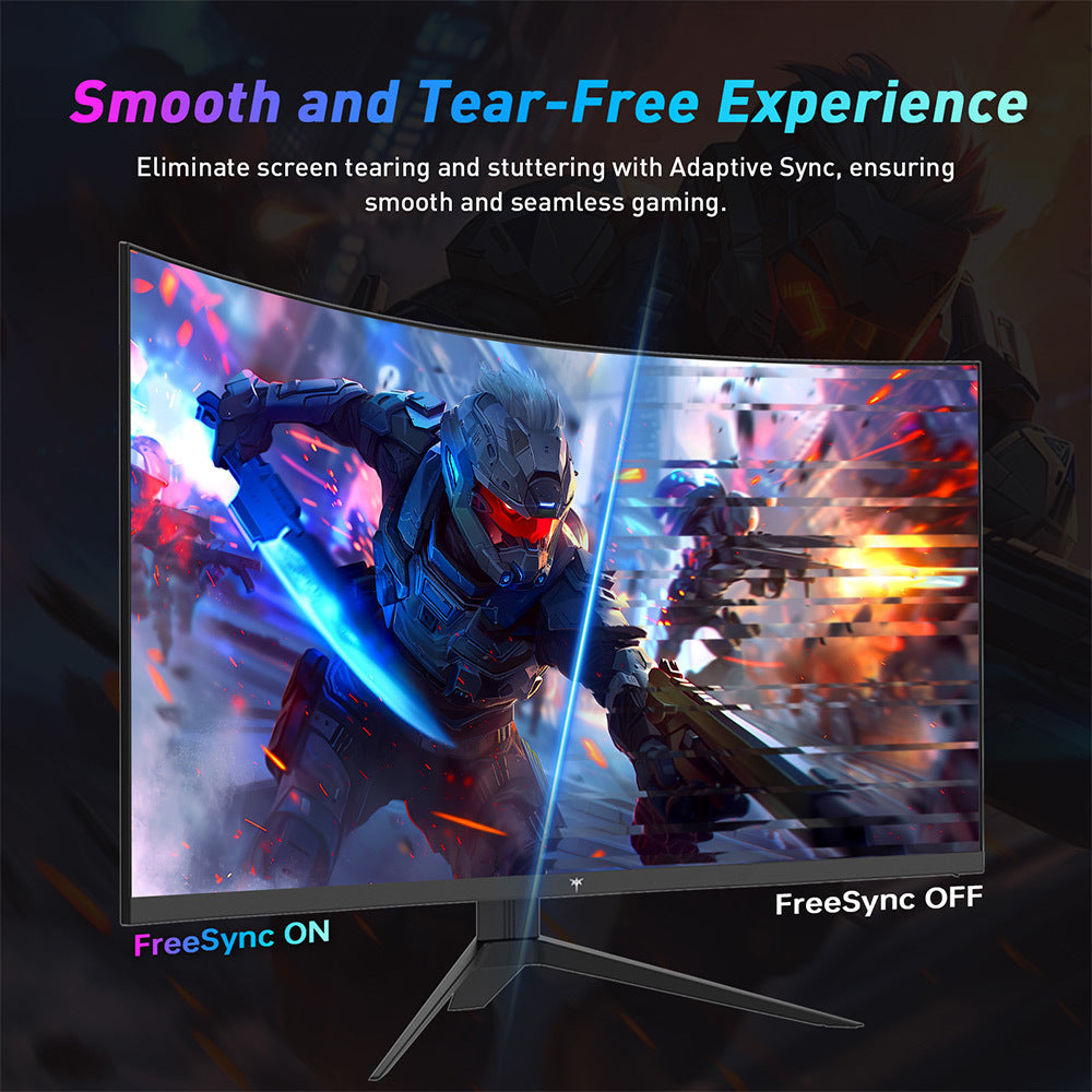 Gaming Monitor – Curved Monitor – PC Monitor – Gaming Display – Full HD Monitor – 32 Inch Curved 1500R – 240Hz Verversingssnelheid – FreeSync & G-Sync Compatible