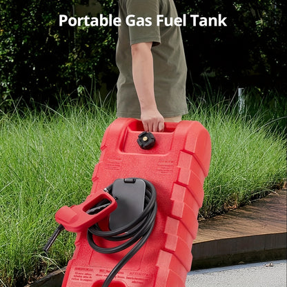 56.78 L Gasoline Fuel Tank Container Tank With Wheels And Siphon Pump Portable Diesel Fuel Tank For Automobiles, Lawnmowers, ATVs And Boats