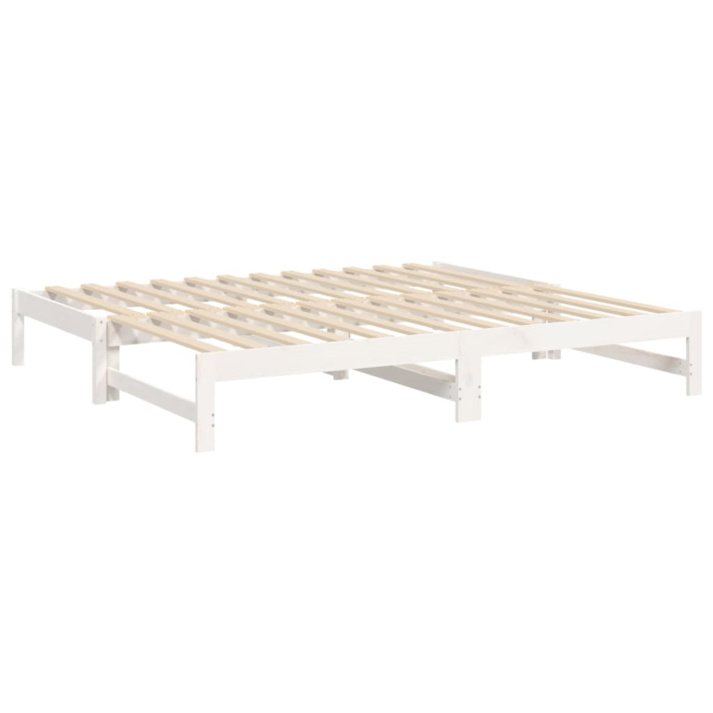 Slaapbank – Bedbank – Logeerbed – Slaapstoel – Bedbank – Massief Grenenhout – 195,5x179x30 cm