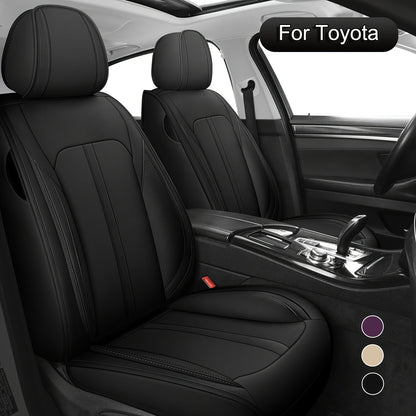 Car Seat Covers Full Set, Fit For Toyota Hybrid Yaris, C-HR, RAV4, Corolla, Urban, Cruiser, Prius, Camry, Universal Car Seat Protectors, Adjustable Vehicle Seat Covers With Easy Installation For All Seasons