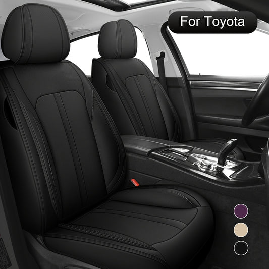 Car Seat Covers Full Set, Fit For Toyota Hybrid Yaris, C-HR, RAV4, Corolla, Urban, Cruiser, Prius, Camry, Universal Car Seat Protectors, Adjustable Vehicle Seat Covers With Easy Installation For All Seasons