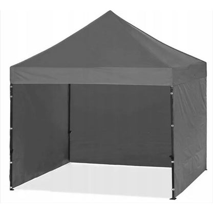 Paviljoen – Partytent – Tuinpaviljoen – Pergola – Prieel – Automatisch Opvouwbaar – 3x3 Meter – Stalen Frame Grijs