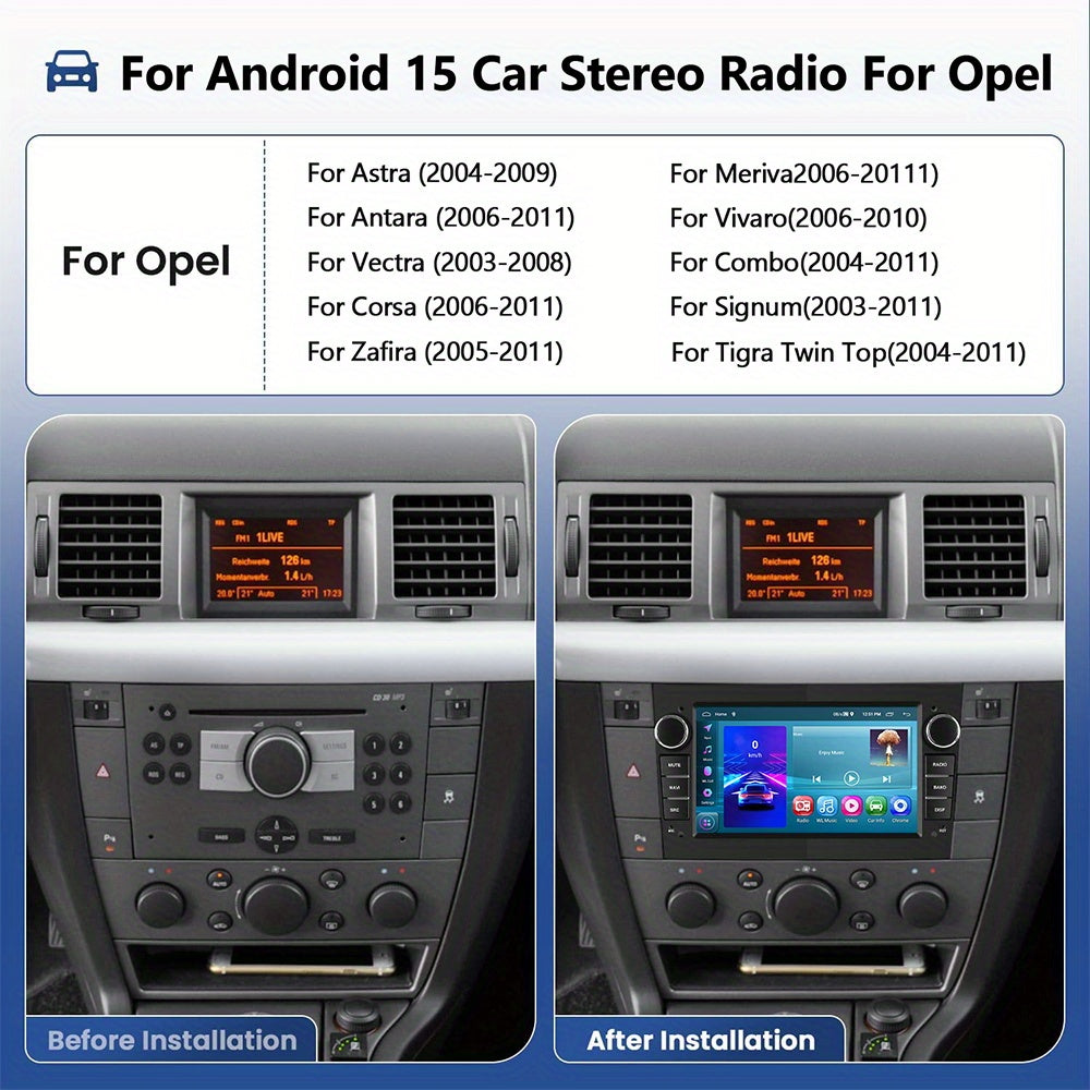 7-inch Android Autoradio – Multimediasysteem – Navigatie – Carplay – Achteruitrijcamera – 2GB RAM 64GB Opslag – Ultra HD Touchscreen – Wireless Android Auto