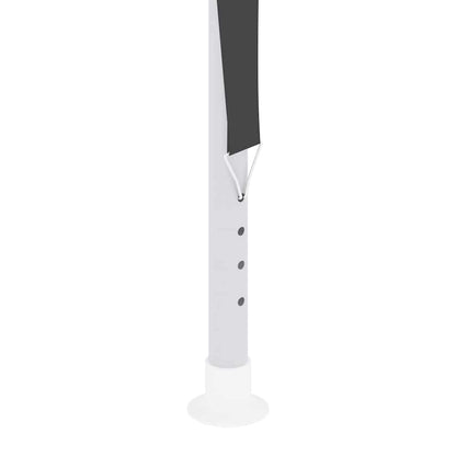 Partytent – Feesttent – Tuintent – Paviljoen – Opvouwbare Tent – Waterdicht – 4x6 Meter – 90 g/m² PE – Antraciet