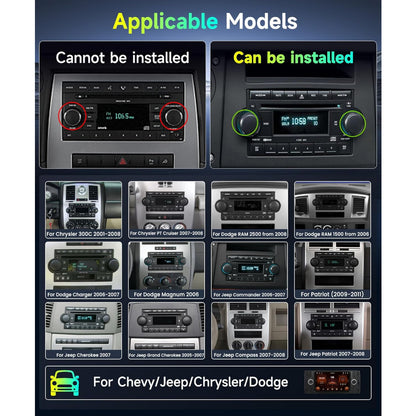 Autoradio – Auto Radio – Car Stereo – Multimedia Systeem – Dashboard Radio – 6,2 Inch Touchscreen – 2GB RAM 64GB ROM – Wi-Fi Draadloze CarPlay & Android Auto – Inclusief AHD Achteruitrijcamera