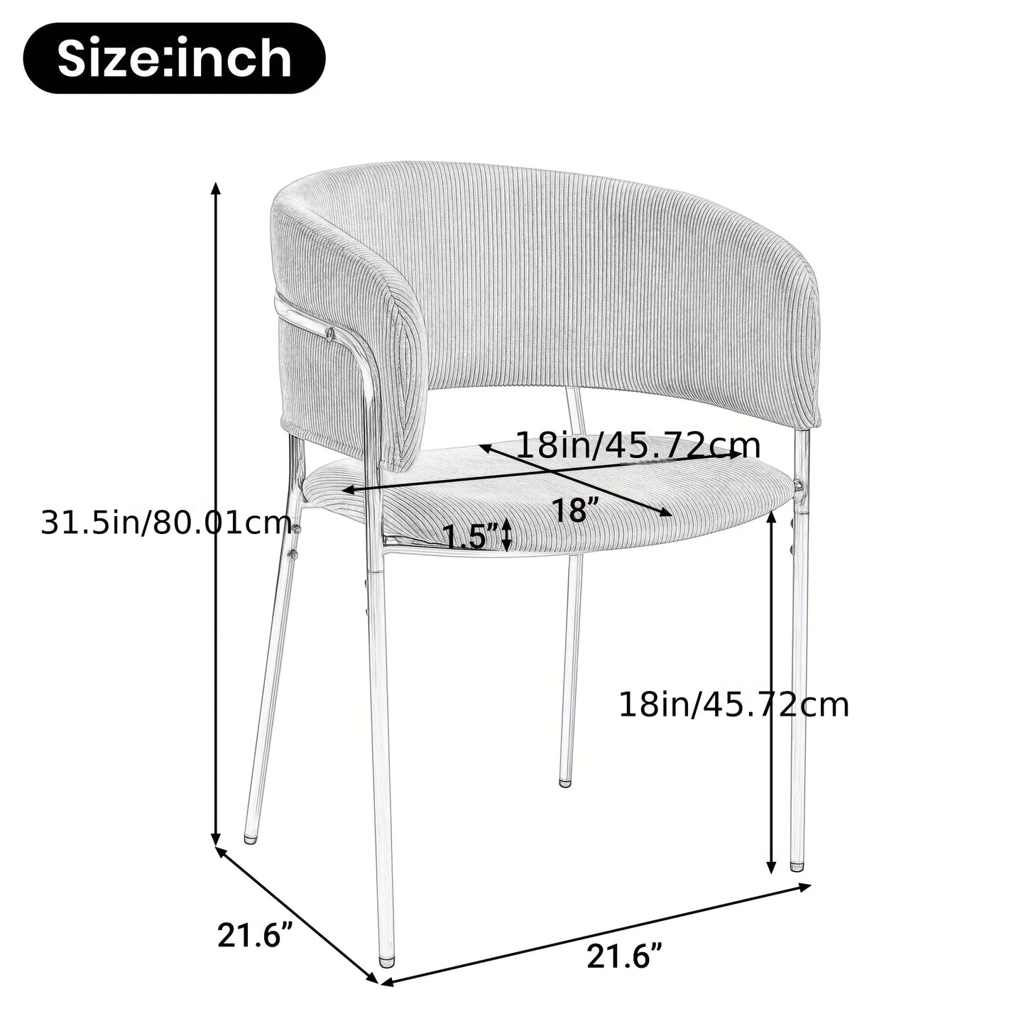 Eetkamerstoelen – Stoelen – Bamboestoelen – Dining Chairs – Bureaustoelen – Set van 4 – Modern Grijs – Zachte Kussens – Duurzaam Bamboe – Comfortabel & Ruimtebesparend