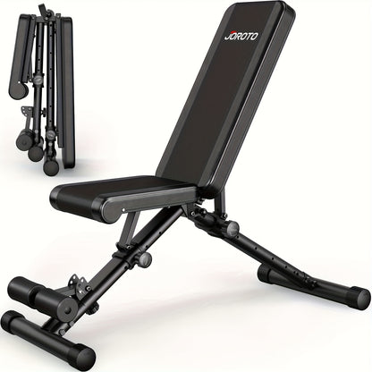 Fitnessbank – Halterbank – Trainingsbank – Bench Press Bank – Gewichthefbank – Verstelbaar in 4 standen – Draagvermogen tot 317,5 kg – Inklapbaar met autolock-systeem
