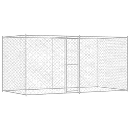Hondenren – Puppyren – Hondenkennel – Omheining – Kennel – Gegalvaniseerd Staal – 4x2x2 Meter – Weerbestendig & Ruim Voor Grote Honden
