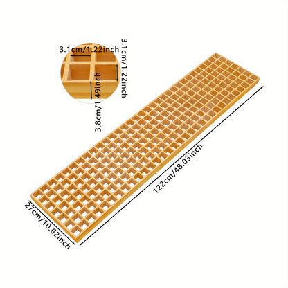 FRP Roosterplaten – Roosterplaten Set – Antislip Roosters – Glasvezelroosters – Rooster Covers – Brandwerend En Corrosiebestendig – 3 Stuks 122x27x3,8 cm 500 kg Draagkracht