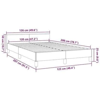 Bed frame con Testiera without Mattress Black 120x200cm Practical, removable, suitable for all seasons, Versatile Bed Frame, Bedroom Furniture, Modern Bedroom, Stylish Furniture, Easy Assembly, Durable Construction, Compact B
