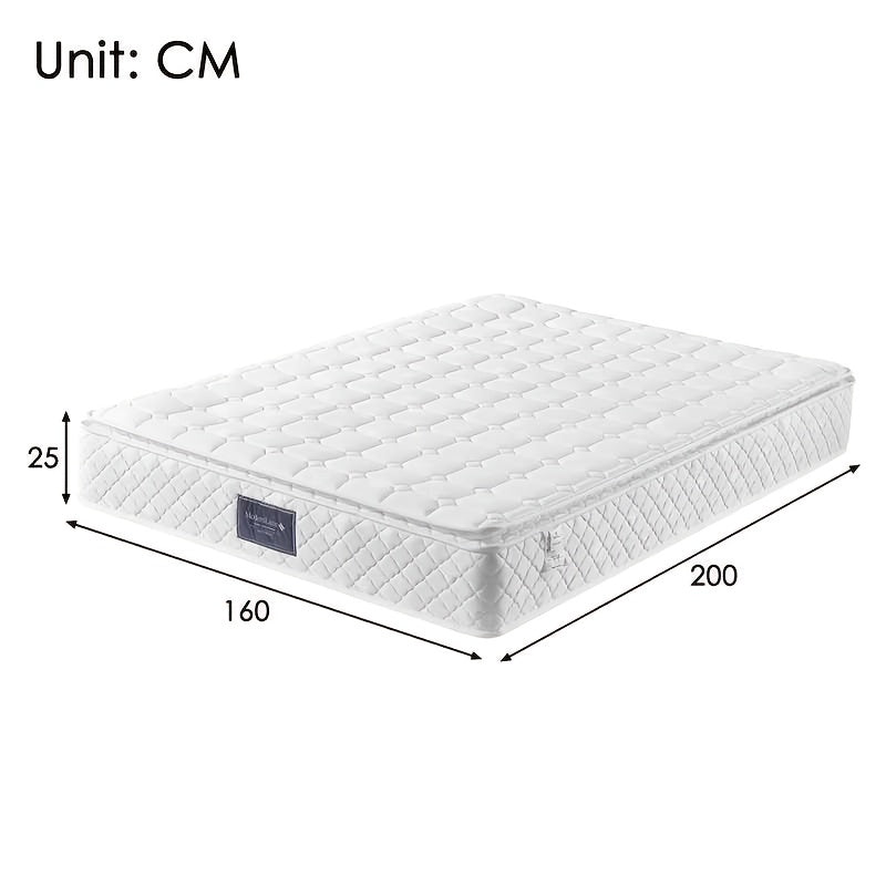 7-Zone Matras – Traagschuim Matras – Pocketvering Matras – Koelgel Matras – Tweepersoons Matras – 160x200 cm – Oeko-Tex Gecertificeerd – H3 Extra Stevig