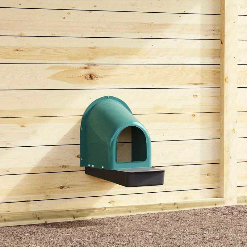 Easy to assemble Chicken Niches 4pcs Wall Mounting Dark Green ventilated weather resistant small animal fence and cage