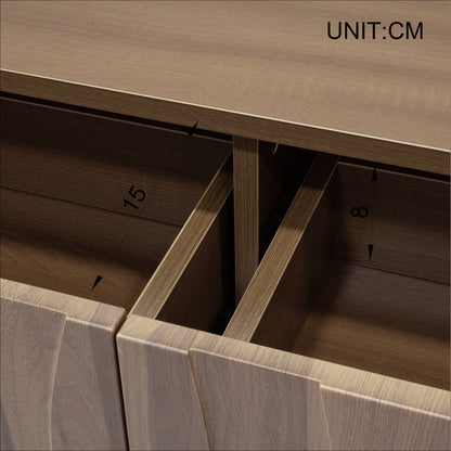 Modern Retro Coffee Table Suitable for Living Room - Assembly Required, Spacious Metal Frame with Retro-Modern, Compact for Small Spaces, Contemporary Table