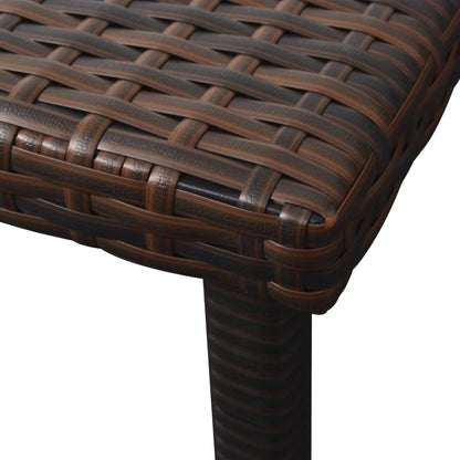Lounge Set – Tuinligstoel – Buitenmeubel – Lounge Stoel – PE-Rattan – Gepoedercoat Staal – Afneembare Kussens