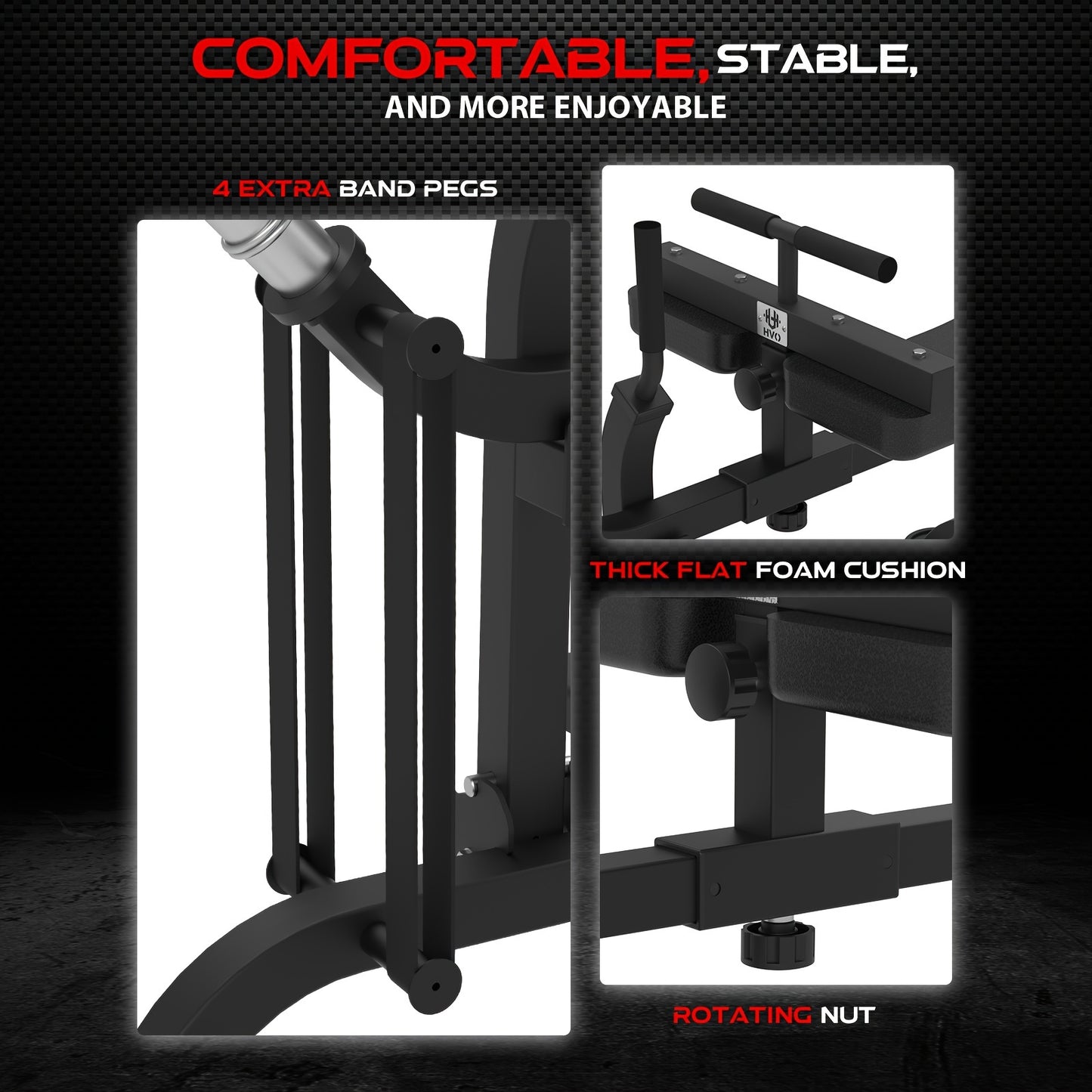 Kuittrainer – Calf Raise Machine – Kalfmachine – Kuitspiertrainer – Thuis Fitnessapparaat – Stevig IJzer – Compact Design – Zwart/Rood
