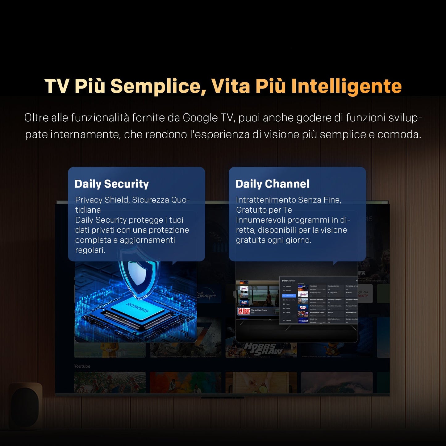 Smart TV – Slimme Televisie – Televisie – LED TV – QLED TV – 55 Inch – 120Hz Verversing – Dolby Vision & Atmos