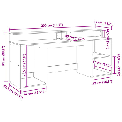 Vidaxl Desk Desks Laptop Table