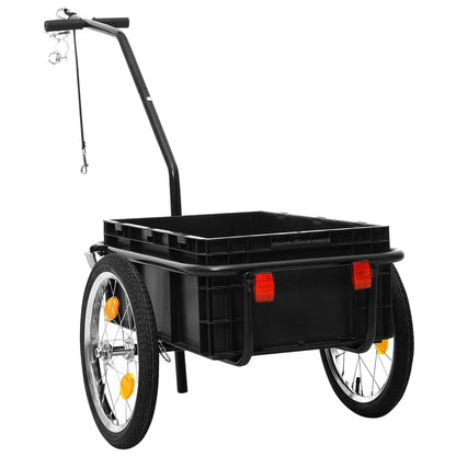 Fietskar – Fietstrailer – Bagagekar – Transportkar – Handwagen – Draagvermogen 50 kg – Stevig Metalen Frame