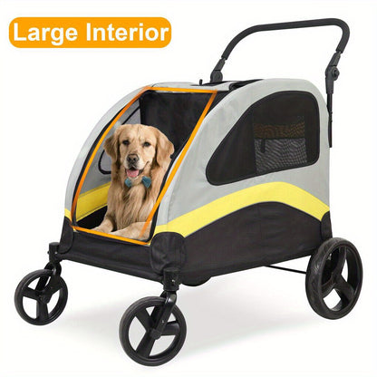 Hondenbench – Hondenkooi – Hondenhok – Dierenbench – Hondenbench Middelgroot – Stevig IJzeren Frame – Oxford Stof Bekleding 112x100x74 cm