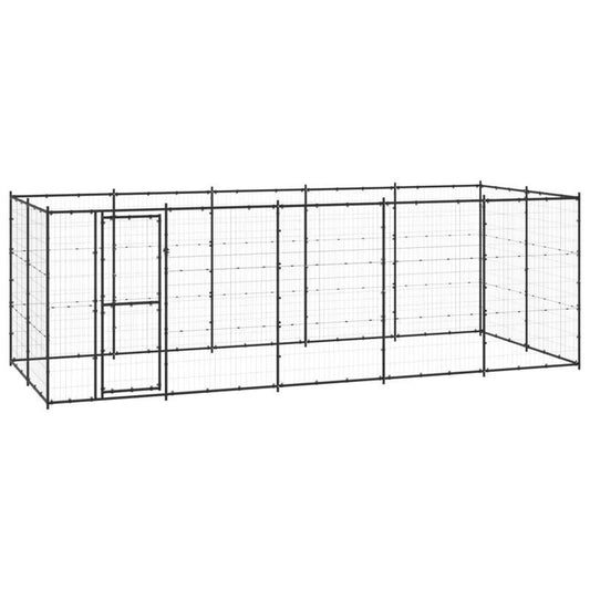 Hondenren – Hondenhok – Loopren – Hondenhokken – Stevig Stalen Frame – Verstelbare Hoogte 102-369 cm