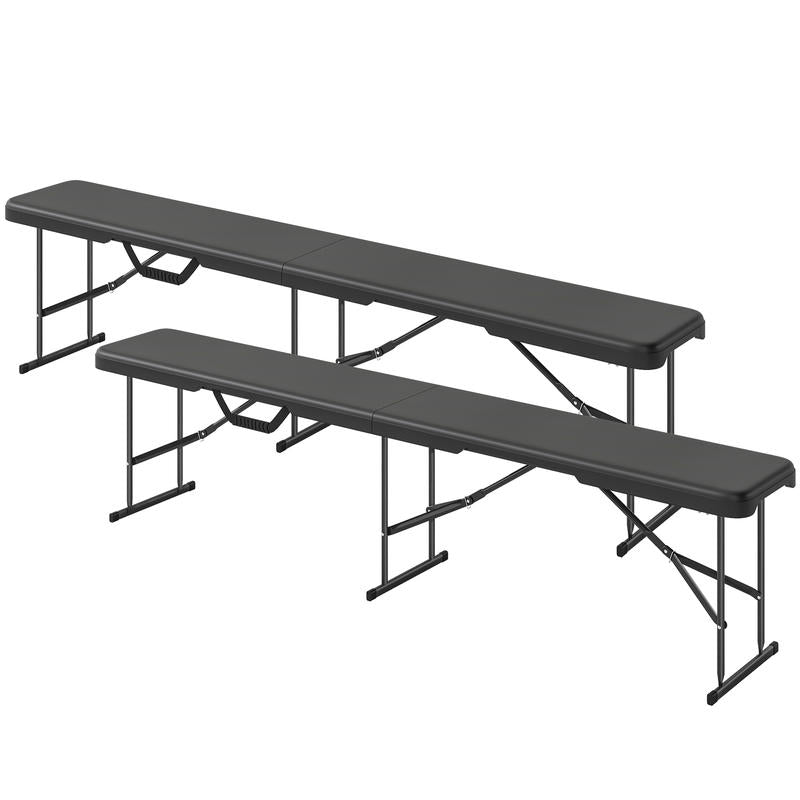 Campingbank – Outdoor Bank – Kampeerbank – Tuinbank – Picknickbank – Draagvermogen 240 kg – Lichtgewicht & Robuust A-frame