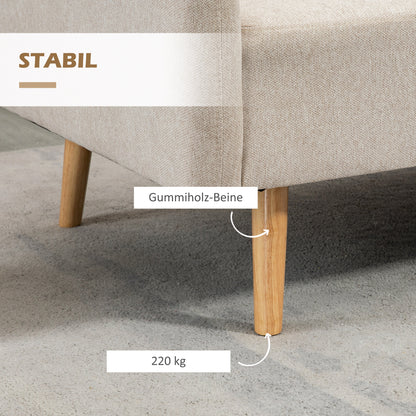 2-zitsbank – tweezitsbank – loveseat – zitbank – bankstel – fluwelen bekleding – verstelbare houten poten – 130x70x80 cm – inclusief 2 sierkussens