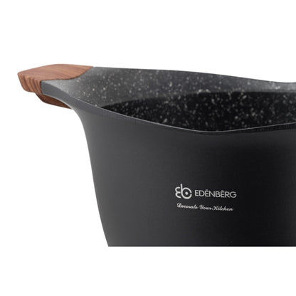 15-Delige Pannenset – Kookpotten – Kookpannen – Inductiepannen – Braadpannen – Inductiegeschikt – Marmeren Non-Stick Coating – Aluminium Met Softgrip Handvatten