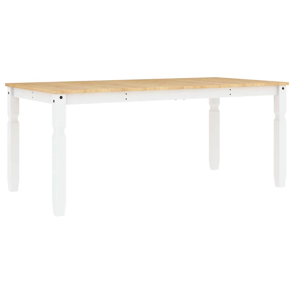 Eettafel – Tafel – Eetkamertafel – Houten Tafel – Wit – 180 cm – Massief Hout – Onderhoudsvriendelijk