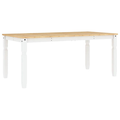 Eettafel – Tafel – Eetkamertafel – Houten Tafel – Wit – 180 cm – Massief Hout – Onderhoudsvriendelijk