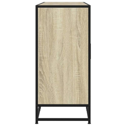 Sonoma Oak Sideboard 134X35X76 Cm Made of Chipboard, Removable And Sturdy.