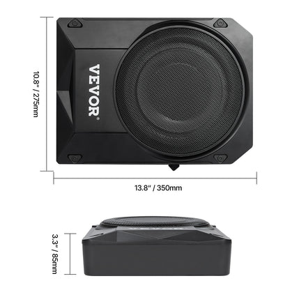 Subwoofer – Autosubwoofer – Underseat Subwoofer – Actieve Subwoofer – Auto Subwoofer – 10 Inch – Slim Design – 400W Piekvermogen
