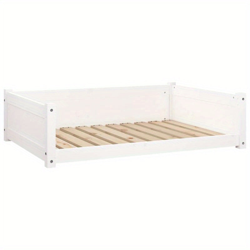 Hondenmand – Hondenbed – Dierenmand – Hondenkussen – Kennel – Medium – Massief Grenenhout – Afneembaar Kussen