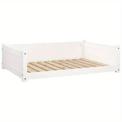 Hondenmand – Hondenbed – Dierenmand – Hondenkussen – Kennel – Medium – Massief Grenenhout – Afneembaar Kussen