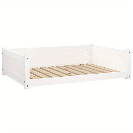 Hondenmand – Hondenbed – Dierenmand – Hondenkussen – Kennel – Medium – Massief Grenenhout – Afneembaar Kussen