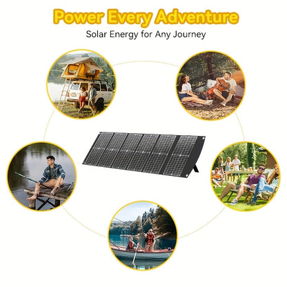 Draagbaar Zonnepaneel – Solar Charger – Opvouwbaar Paneel – Powerbank Oplader – Outdoor Energie – 100W Hoog Rendement – USB-C PD3.0 & USB-A QC3.0 Output