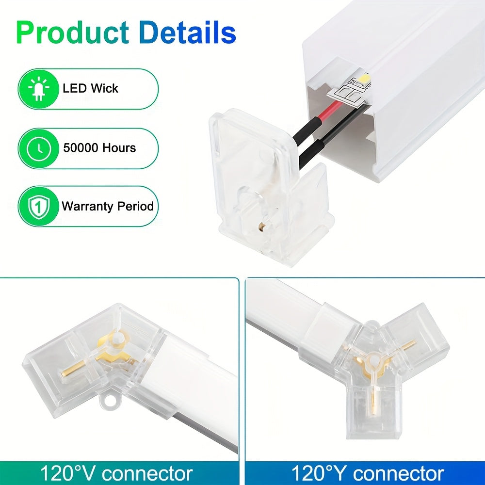 Hexagonale LED-plafondlamp – LED plafondverlichting – Garage lamp – Werkplaats verlichting – Hexagon lamp 10-vak – 485W 48.520 lumen – Daglichtkleur 6500K