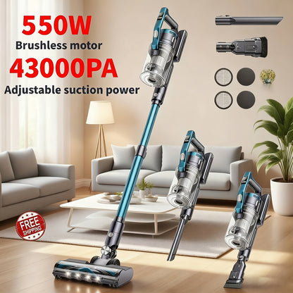 Steelstofzuiger – Draadloze Stofzuiger – Kruimeldief – Handstofzuiger – Stofzuiger Zonder Zak – 43 KPa Zuigkracht – 55 Min Batterijduur