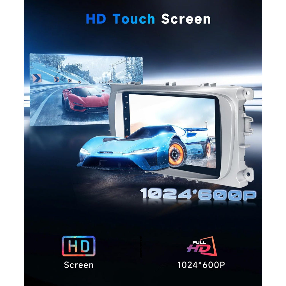 Android 15 Autoradio – Multimedia Systeem – Navigatie Radio – Touchscreen Radio – Draadloos CarPlay – 7 Inch HD Scherm – 4G Internet & Bluetooth 5.0