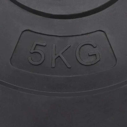 Gewichtschijven Cement – Gewichtsplaten – Halterschijven – Trainingsgewichten – Fitnessgewichten – Set 6 Stuks 30 kg – Duurzaam Cementmateriaal – Ideaal Voor Krachttraining