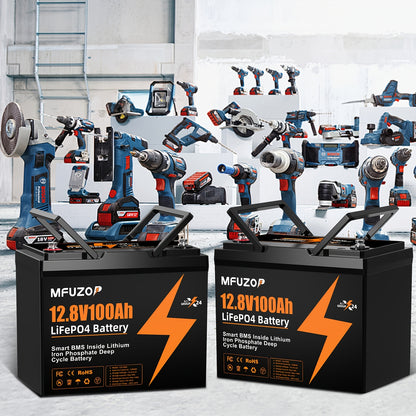 Lithium Accu – 12V Accu – Solar Accu – Camper Accu – Opbergaccu – 100Ah Capaciteit – BMS Bescherming – Hoge Prestaties – Duurzaam & Langdurig