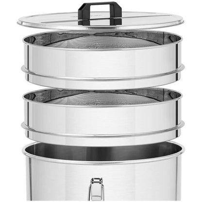 Honey Extractor with a Sieve Lid And STAL 30 L Valve