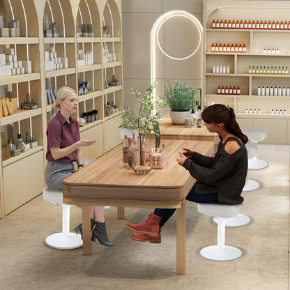 Wobbelkruk – Wiebelkruk – Balanskruk – Zadelkruk – Bureaukruk – Verstelbaar 57-82 cm – Ergonomisch Schuimzitvlak – TPE Antisliplaag
