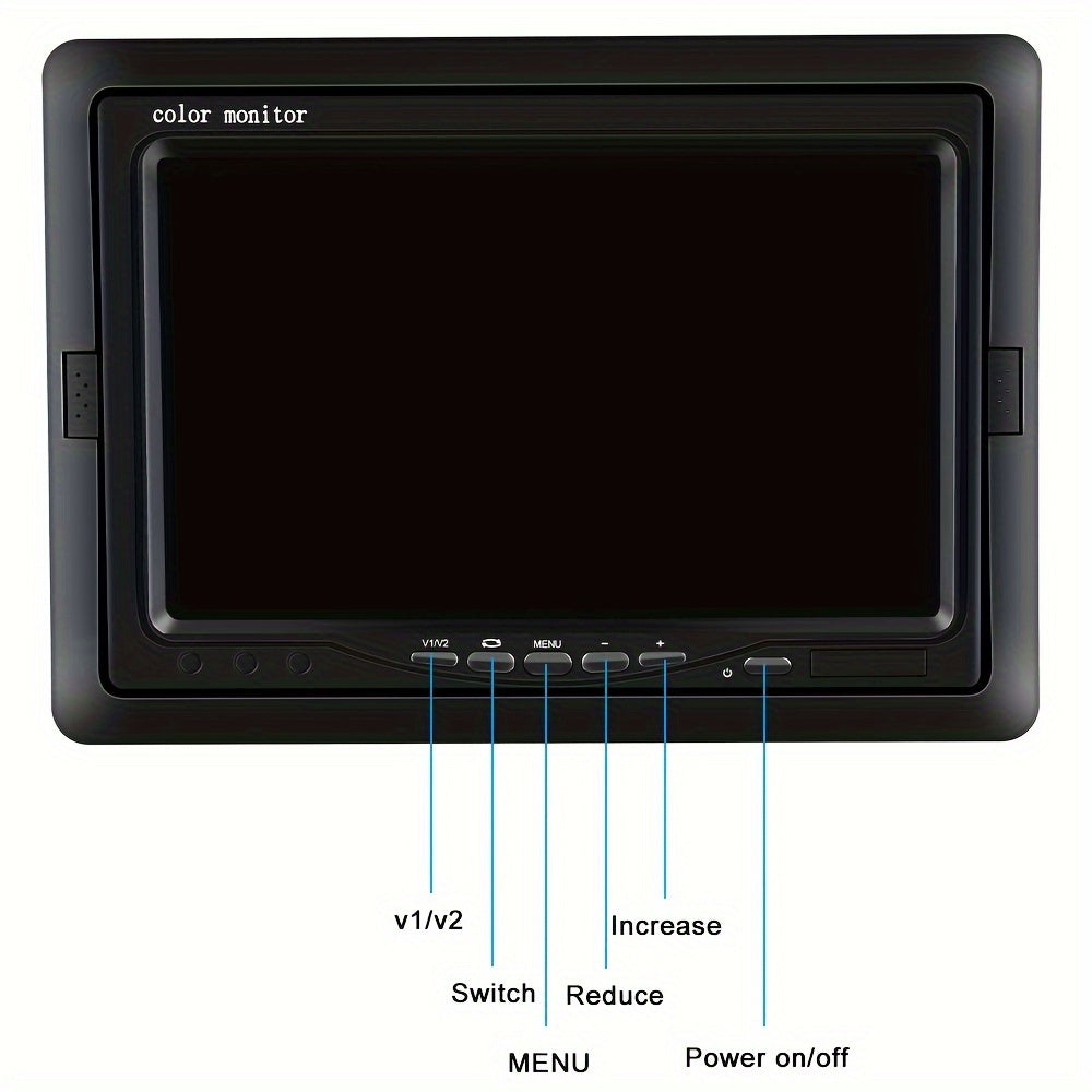 Achteruitrijcamera – Parkeercamera – Backup Camera – Draadloze Camera – Auto Camera – 7 Inch TFT LCD Scherm – 12-24V Met Infrarood Nachtzicht
