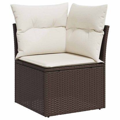 Tuinbank – Buitenbank – Loungeset – Balkonbank – Tuinmeubel – Modulair Ontwerp – Handgevlochten Weerbestendig Rattan