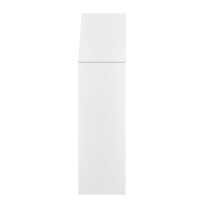 Boekenkast – Boekenrek – Vakkenkast – Opbergkast – Kinderboekenkast – MDF Wit – 91x30x114 cm – Draagvermogen 25 kg