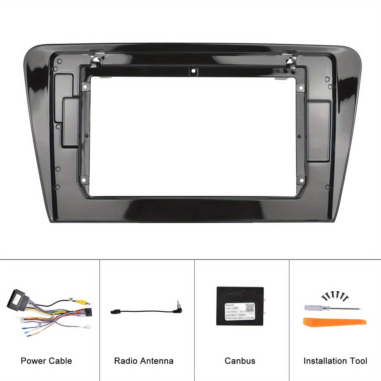 Double Din Android Car Stereo – Autoradio – Multimedia Systeem – Inbouwradio – Navigatiesysteem – 10 Inch Touchscreen – Draadloze CarPlay & Android Auto – AHD Achteruitrijcamera Met Microfoon