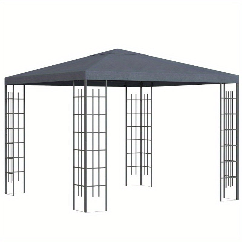Tuinoverkapping – Tuinkamer – Partytent – Festivaltent – Prieel – Stabiel Stalen Frame – Waterafstotend Polyester 3x3m Grijs